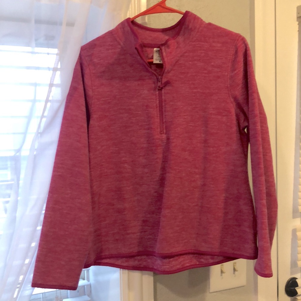 Pink half zip up